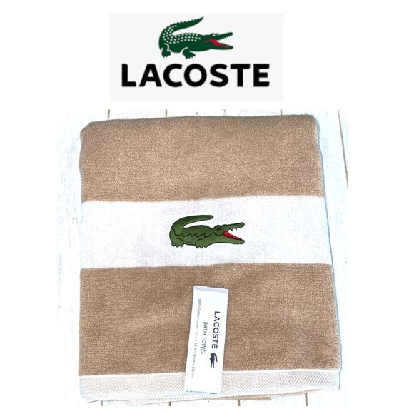 Lacoste Other - Lacoste Bath Towel